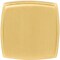 Jeffrey Alexander 1-1/4" Overall Length Brushed Gold Square Renzo Cabinet Knob 141BG - alternate 2